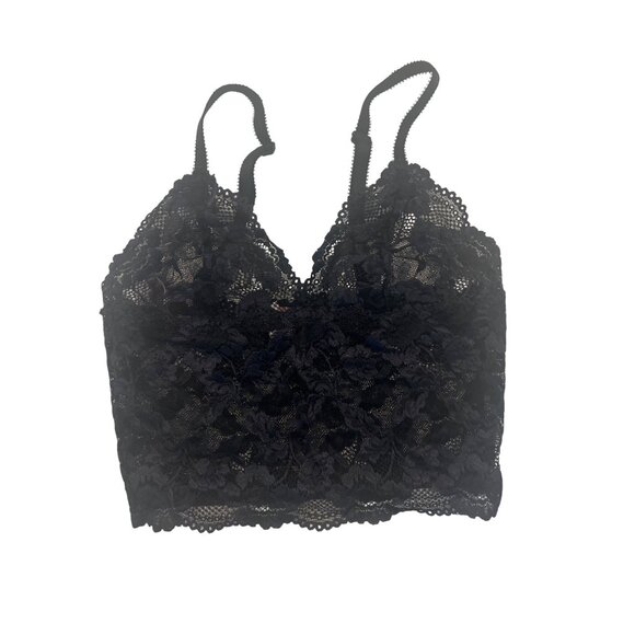 Victorias Secret Black Lace Bralette & High-Waist Panty Set - Picture 6 of 9